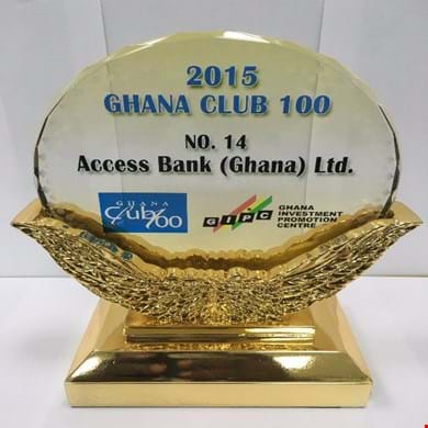 Access Bank moves up to 14th in Ghana Club 100 ranking