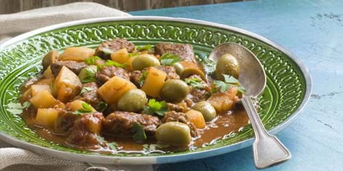 spanish beef and potato stew